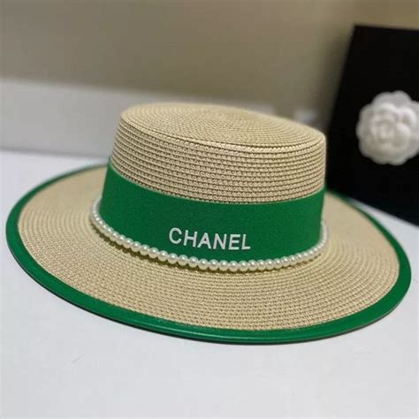 coco chanel straw hat|Chanel hats and caps.